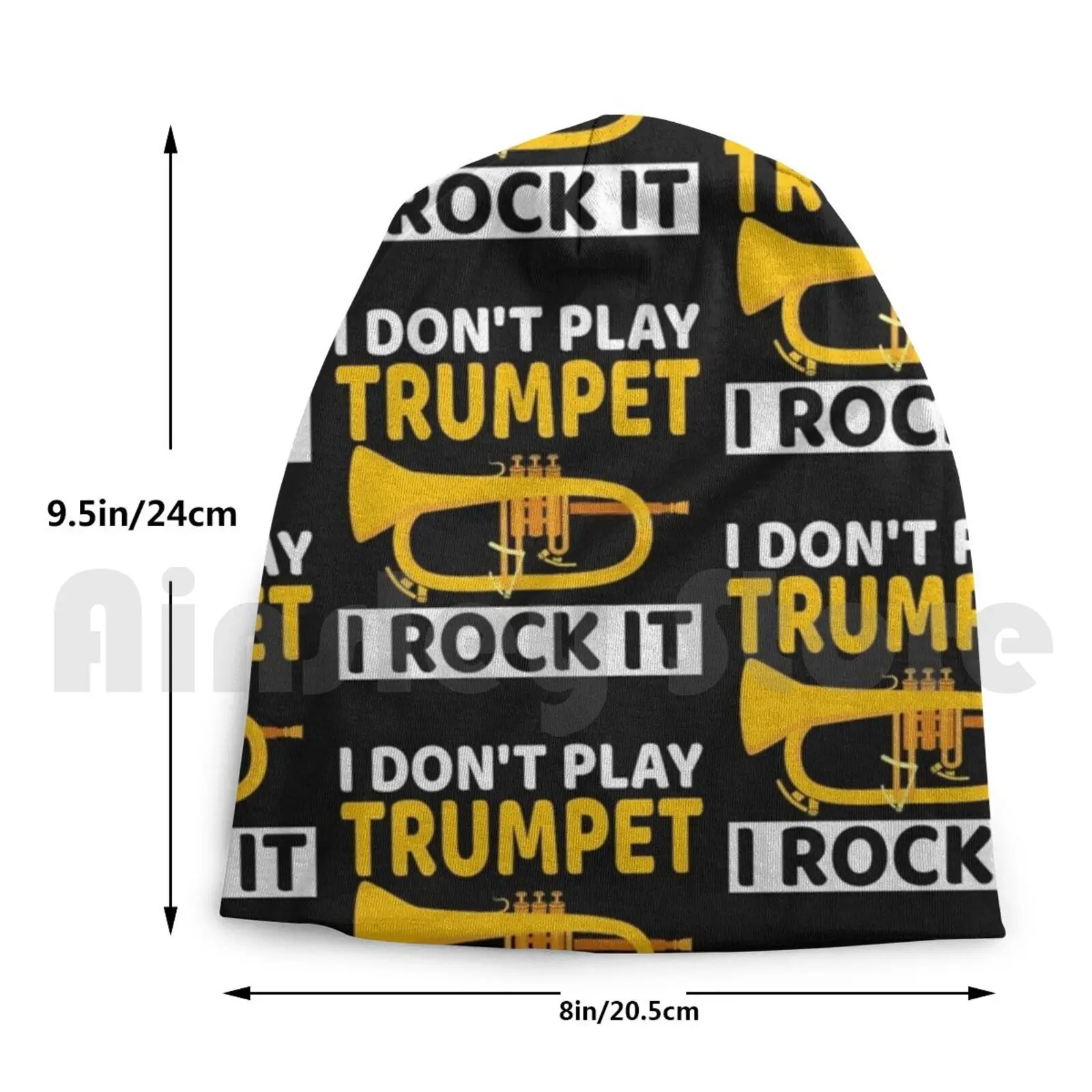 

Awesome Gift For Trumpet Players Beanies Knit Hat Hip Hop Trumpet Player Orchestra Kick Brass Spit Happens