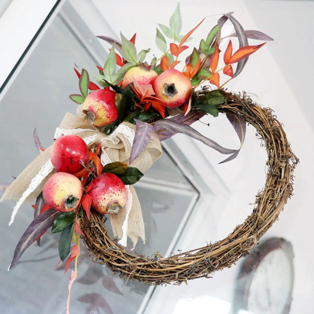 Реалистичные граната венок праздник поставки гирлянда подвесной вечерние