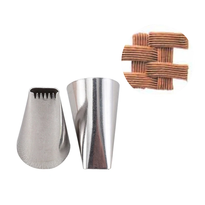 #47 насадки из нержавеющей стали для самостоятельной глазировки однорядные