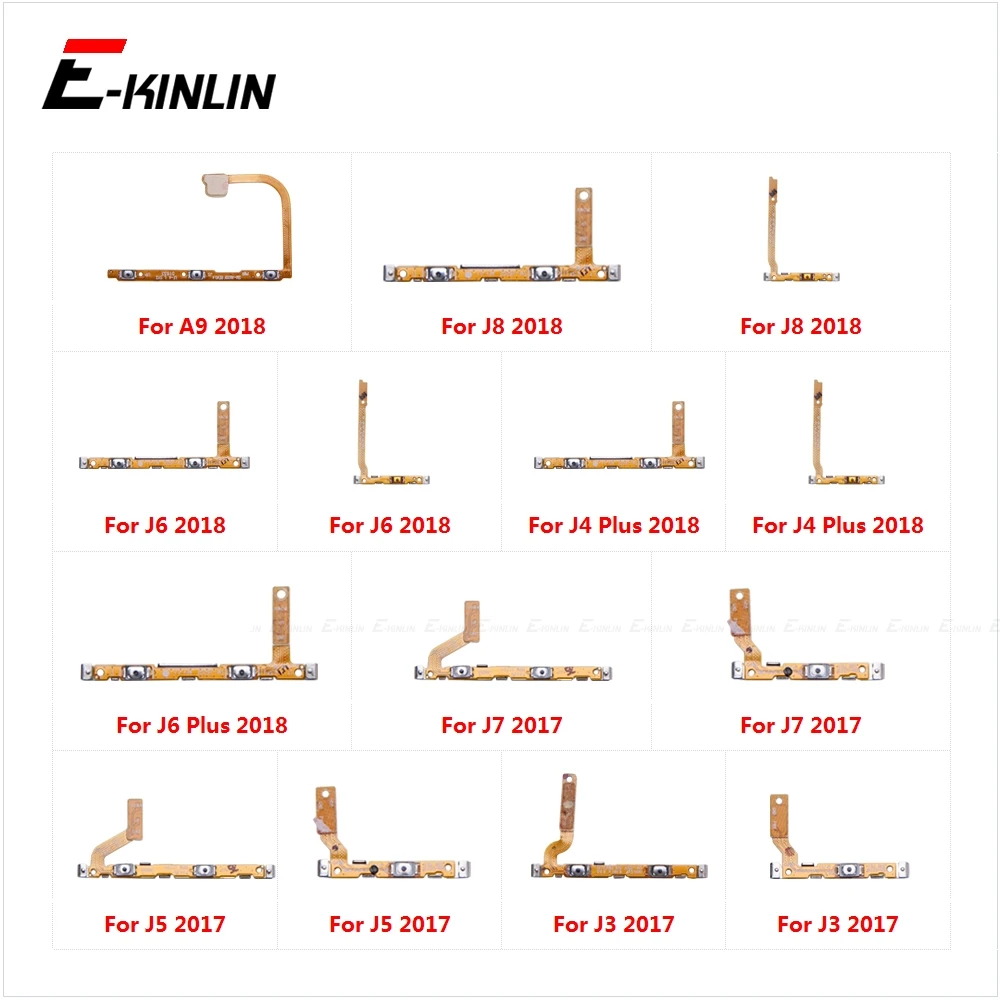 Кнопка включения/выключения питания гибкий кабель для Samsung Galaxy J8 J6 J4 J7 J5 J3 A9 2018 2017 |