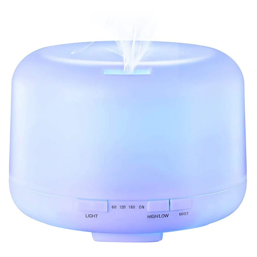 

500ml Bread Ultrasonic Air Humidifier Essential Oil Aromatherapy Diffuser Colorful Light Aroma Diffuser with Remote Control