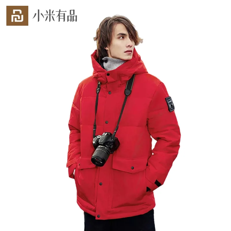 

Youpin Jacket Windbreaker For Mens Coat Winter Waterproof Clothes Warm Thick Outwear Graphene 4 Temperature Control Heating New
