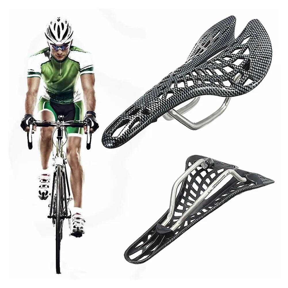 

Bicycle Saddle Mountain Road Carbon Fiber Racing Bike Riding Hollow Saddle Seat Bike Parts Cycling Equipment Bicicleta