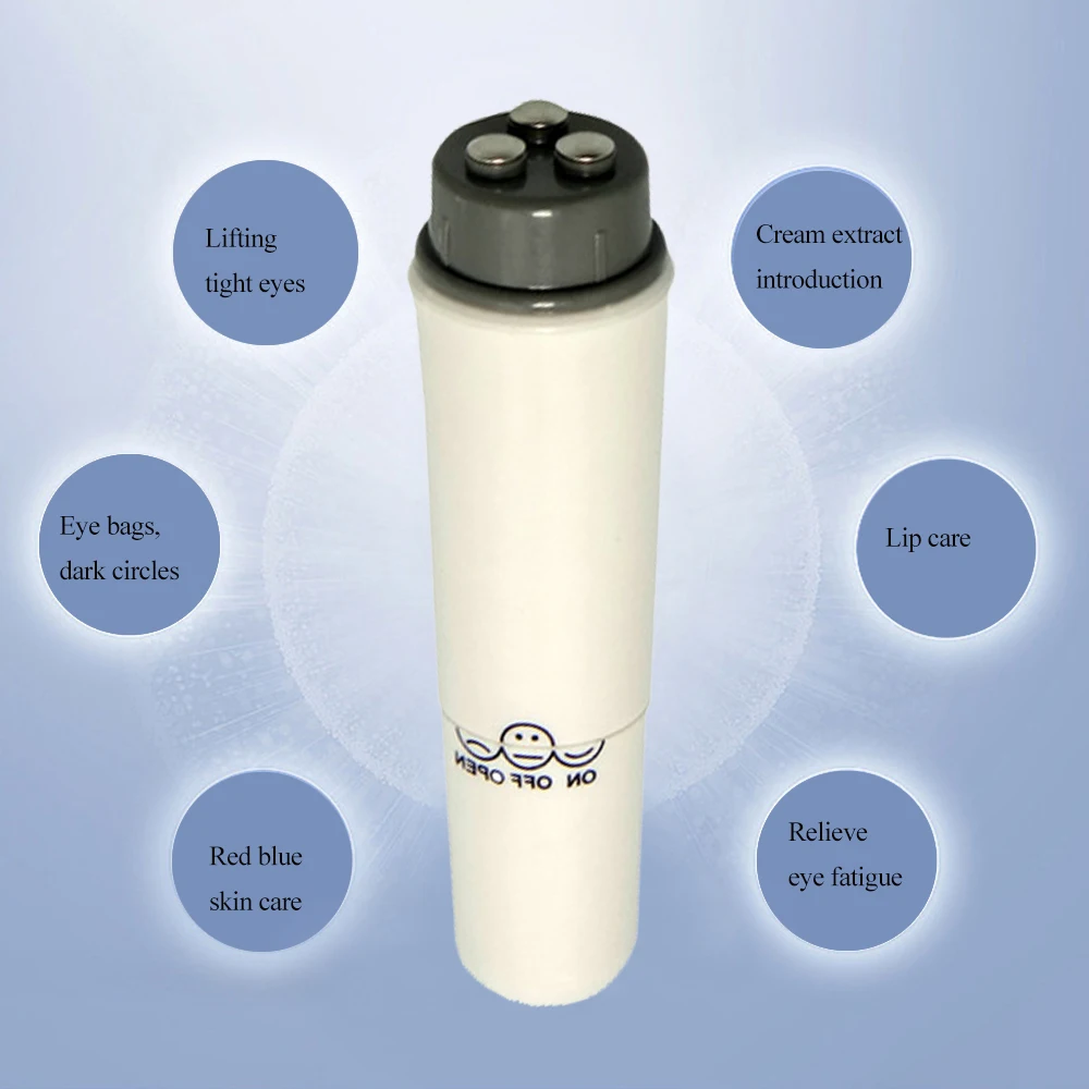 4 головки мини Электрический массажер для глаз Анти отечность темный круг