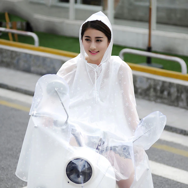 

Electric car raincoat /male and female adult bicycle riding single motorcycle transparent/plus Big /waterproof poncho /tb161150