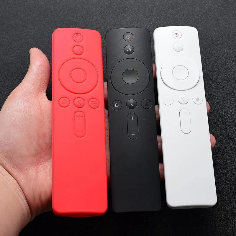

2pcs Remote Control Cover Cases for Xiaomi 4A Voice Button TV Remote Silicone Dustproof Protective Case Rubber Cover for Mi 4C