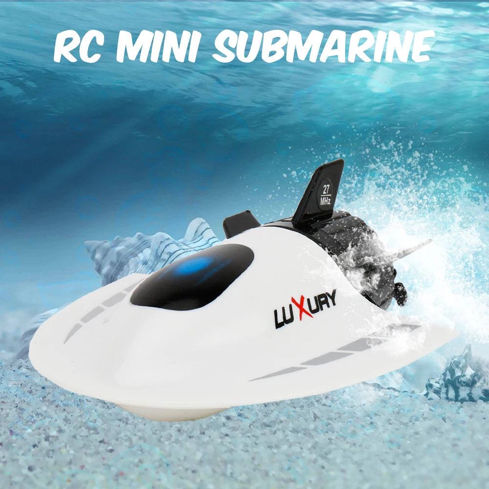 

HGRC 2.4G Mini RC Submarine Toy 3314 Waterproof Radio Speedboat Model Portable Remote Control Simulation Boat Gifts Toys For boy
