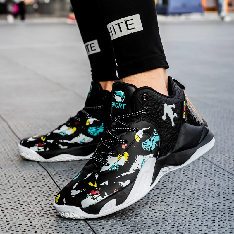 Новый человек светильник баскетбольные кроссовки дышащие противоскользящие Для