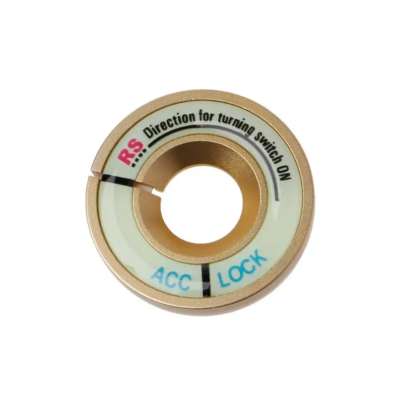 Автомобильный светящаяся наклейка на зажигание Замочная скважина кольцо