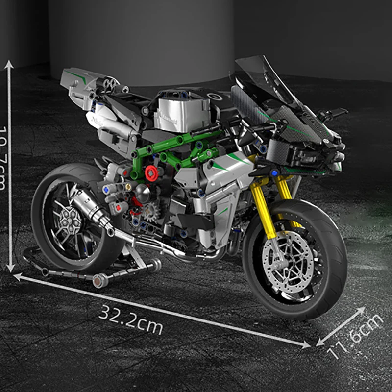 

803pcs High-tech Ideas Creator Famous Motorcycle Model Building Blocks Education DIY Assembly Bricks Toys Gifts for Children