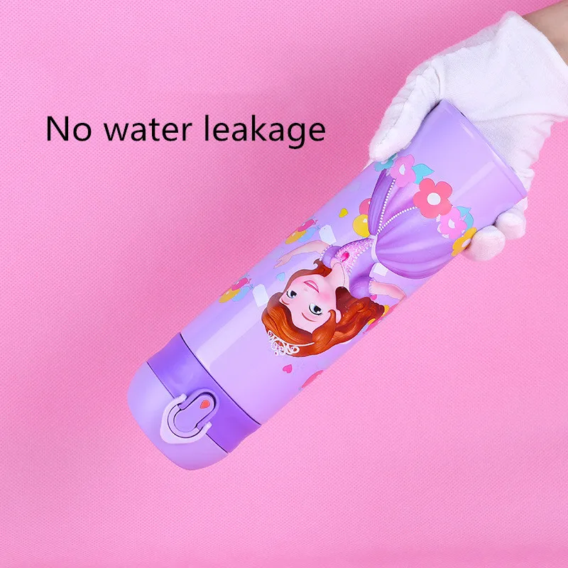 500 мл Дисней Микки Минни чашка Принцесса 316 нержавеющая сталь бутылка для воды