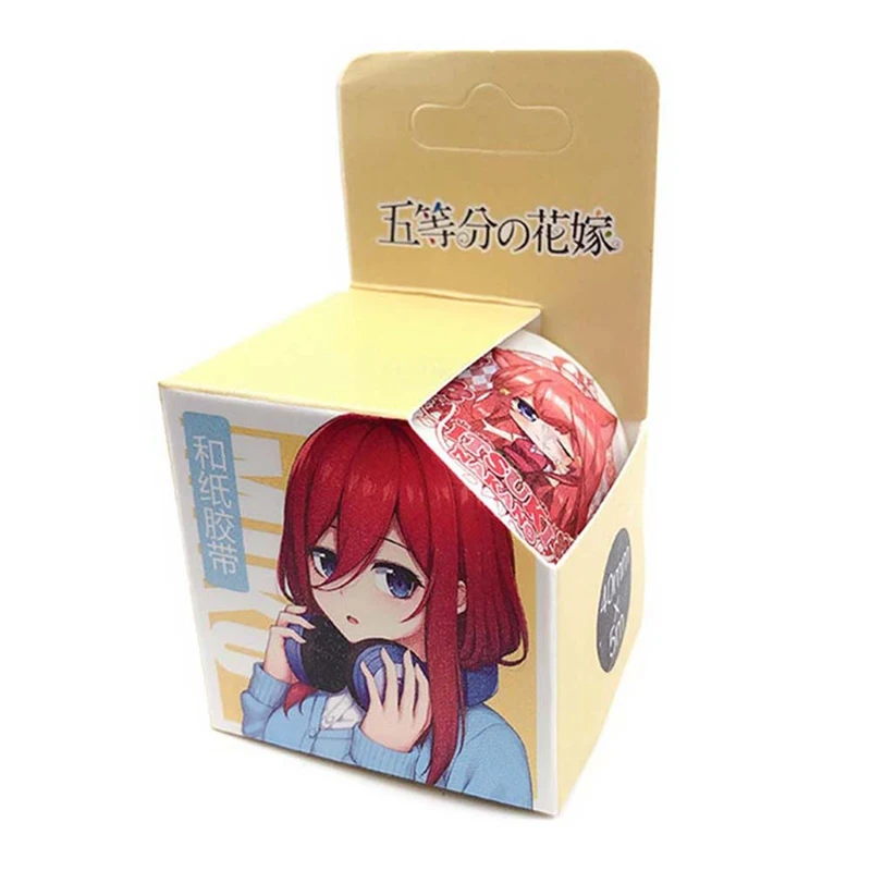 Аниме и бумажная лента шириной 40 см Набор декоративных лент для книг японские