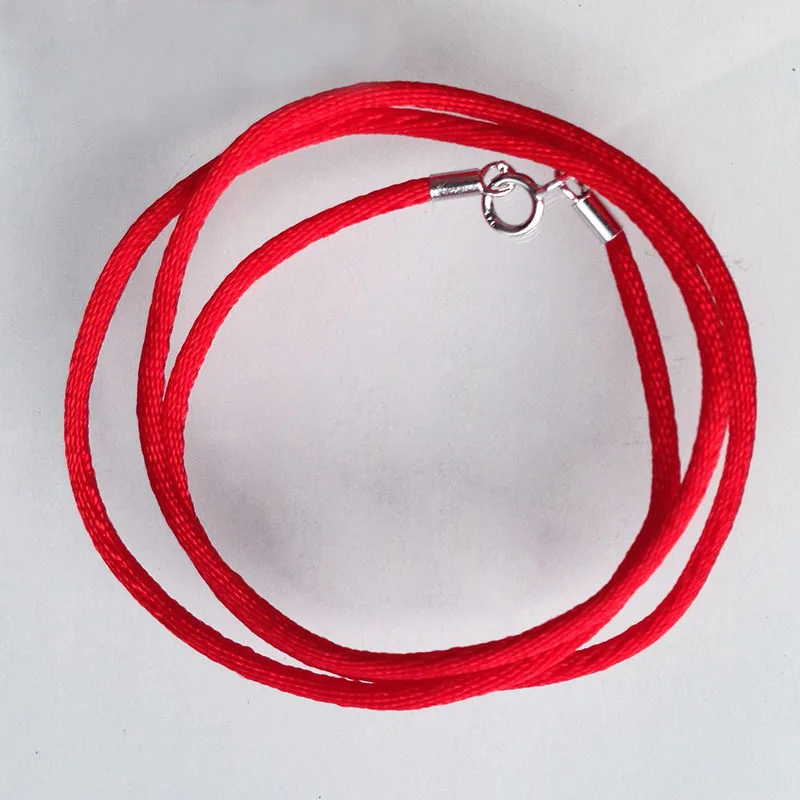 Веревочный шнур 1 мм 5 2 черный красный цвет мягкий крошечный нейлоновый подвеска