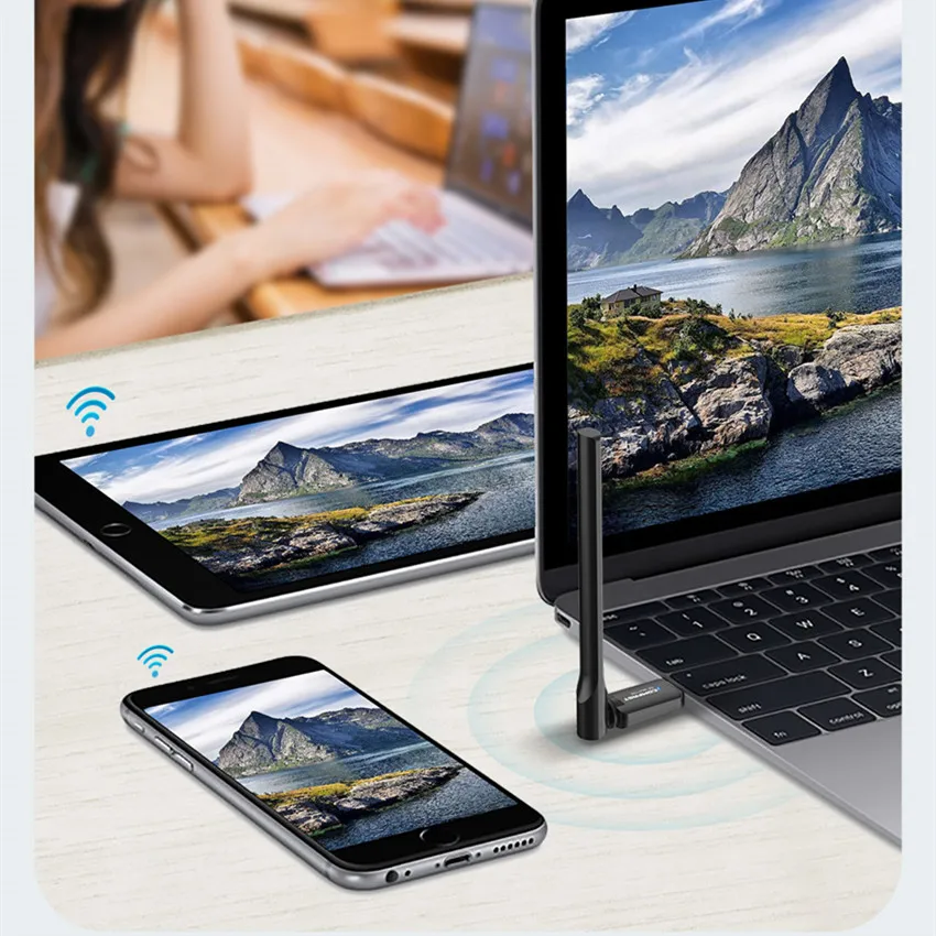 Сетевая карта внешняя антенна с высоким коэффициентом усиления USB2.0 беспроводной