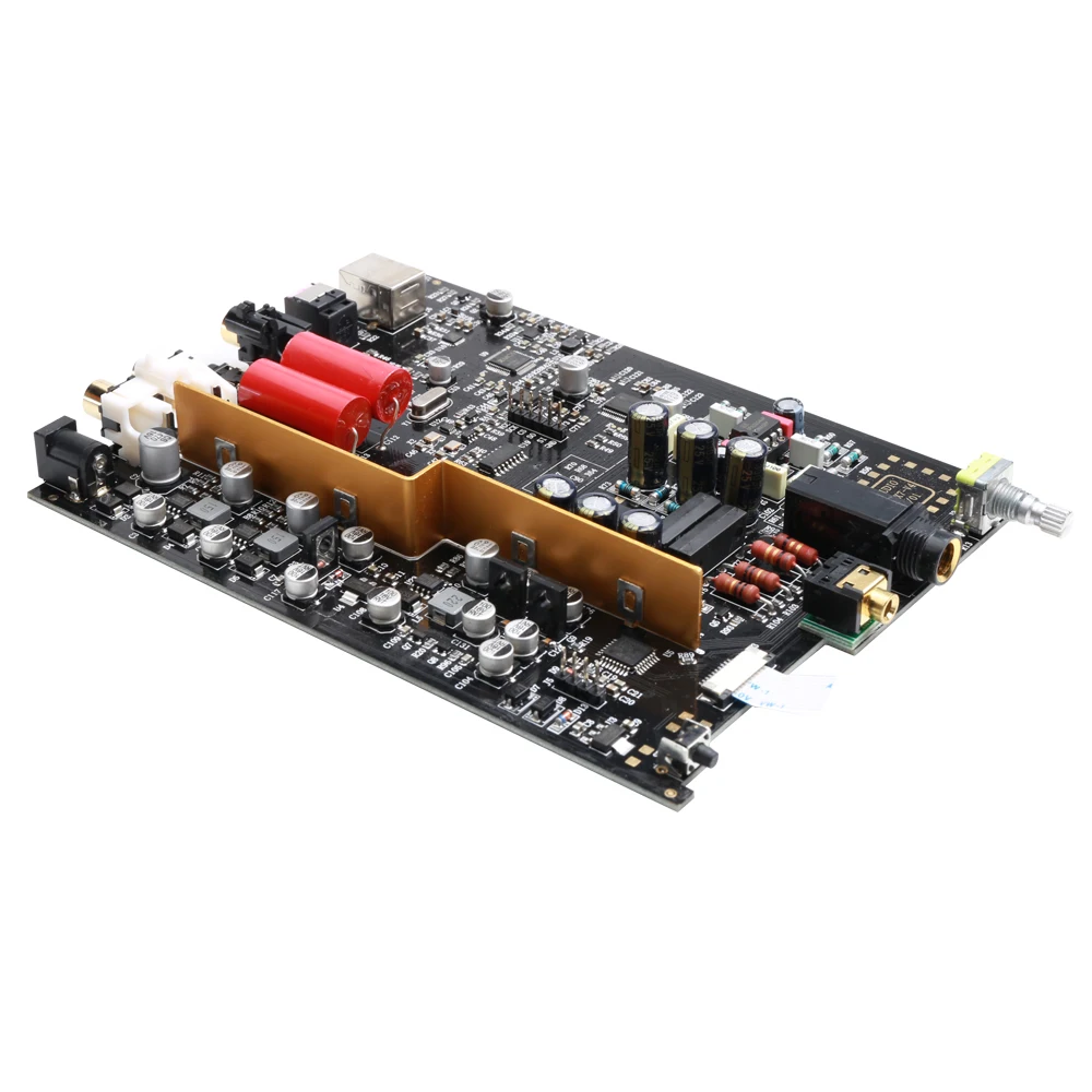 FX-AUDIO HiFi усилитель для наушников AK4490EQ USB DAC декодер TPA6120