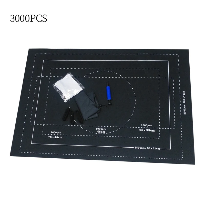 

Roll Felt Puzzle Storage Mat Set Children/Adult Puzzle Storage Blanket Educational Toys Travel Outdoor Storage Bag Accessories