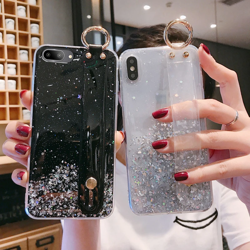 Чехол на запястье для OPPO R11 R11s R9 R9s Plus R15 Pro A57 A39 A59 A37 A71 A77 A79 A83 F9 A3 A5 F5 A73 F7 A3s A5s|Бамперы|