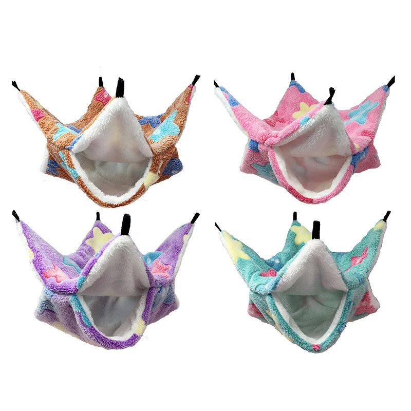 Fuwatacchi теплые Подвеска для хомяка дом мини животных белка хлопковый гамак кровати