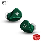 Беспроводные TWS-наушники KZ Z1, Bluetooth v5.0, динамические Игровые наушники с шумоподавлением, Спортивная гарнитура S1 S2 C10 с защитой от пота