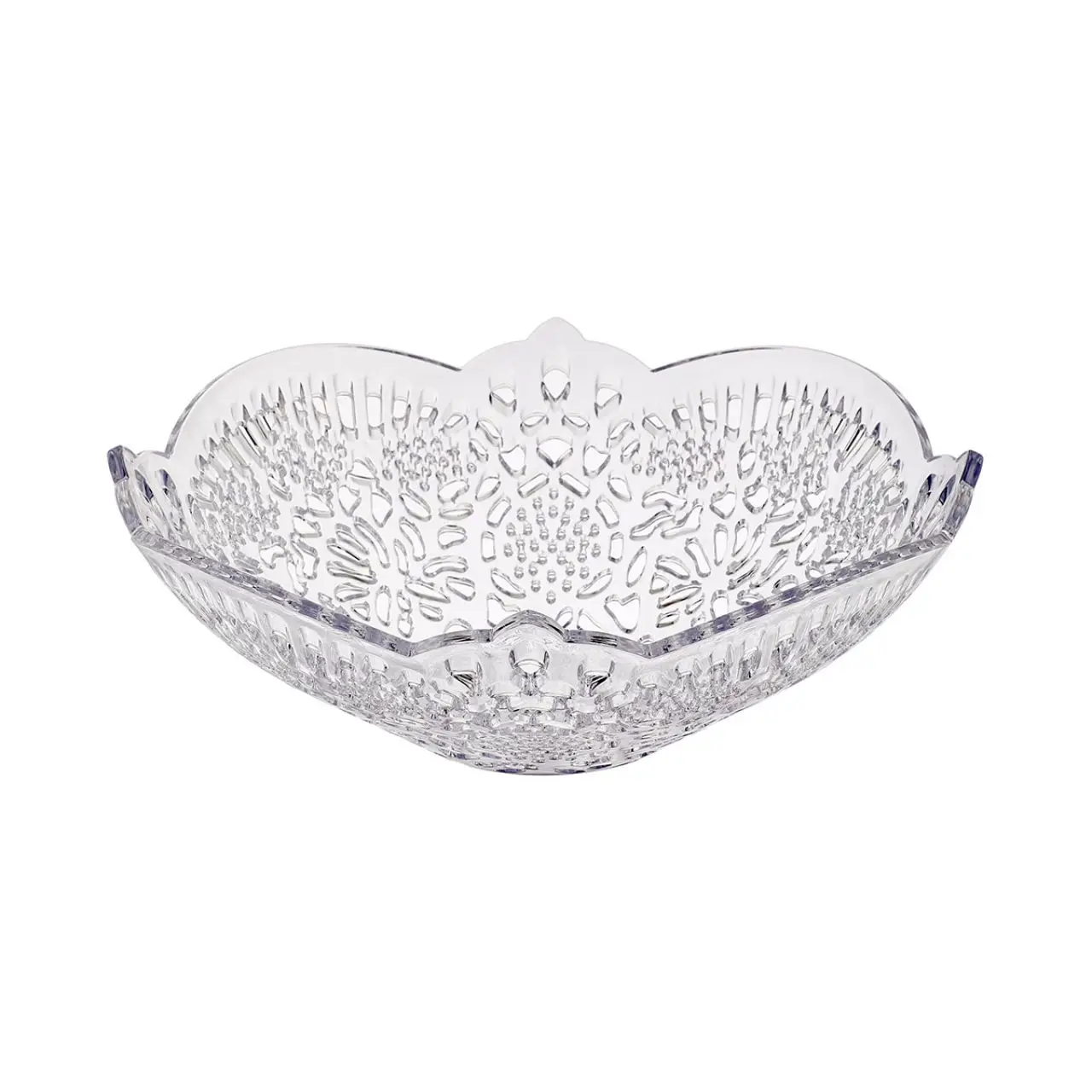 

Vintage Transparent Fruit Bowl
