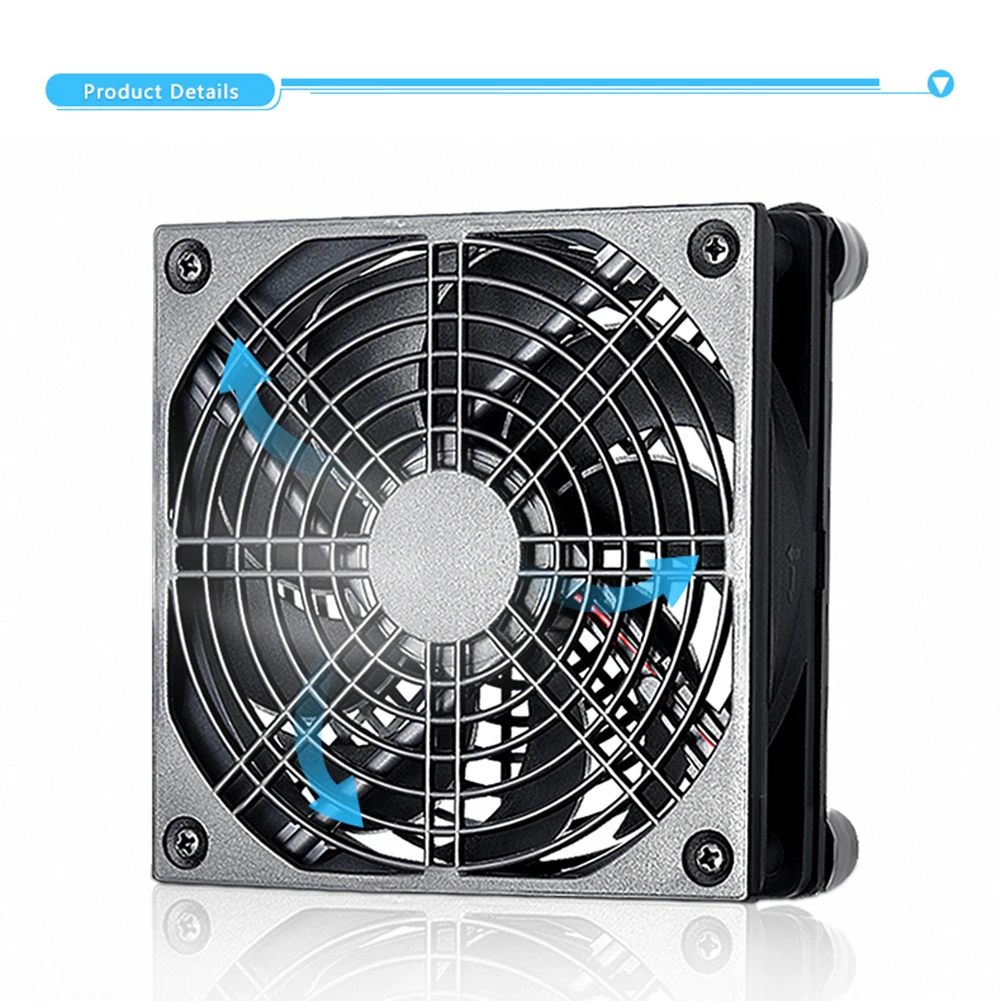 

120mm 5V USB Router Cooling Fan TV Set-Top Box Radiator With USB Power Supply For Cooler Air Cooling Desktop Fan Replacement