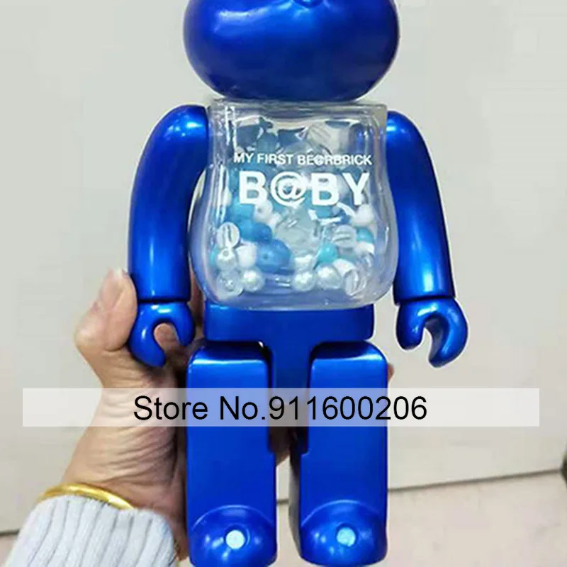 

400% 4 Styles Action Figures Cartoon Blocks Bear Dolls Bearbricklys PVC Street Art Collectible Models Toys to Friends Gifts