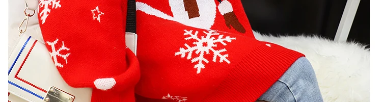 826# Рождественские зимние вязаные свитера для беременных, зимние свободные пуловеры больших размеров, Одежда для беременных женщин, плотные теплые свитера для беременных
