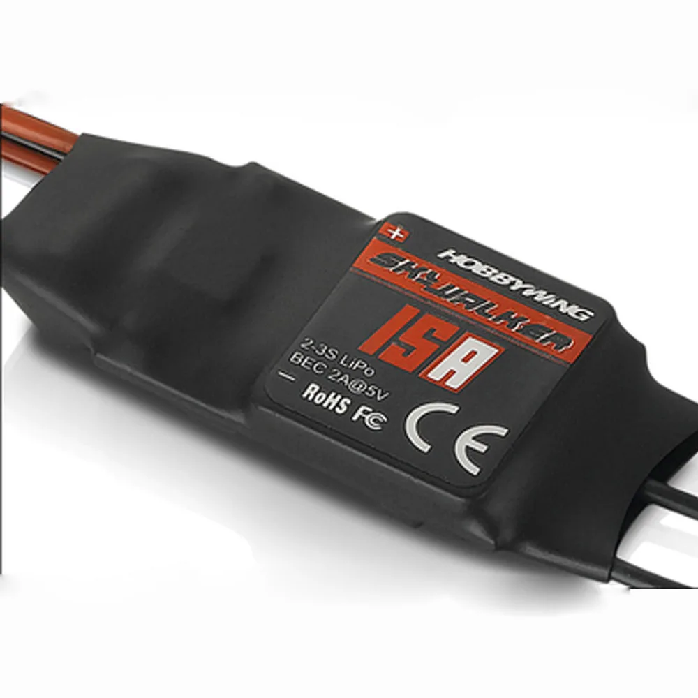 Hobbywing-controlador de velocidad original Skywalker, 12A, 20A, 30A, 40A, 50A, 60A, 80A, ESC, con UBEC para avi&oacute;n y helic&oacute;ptero teledirigido, disponible-3
