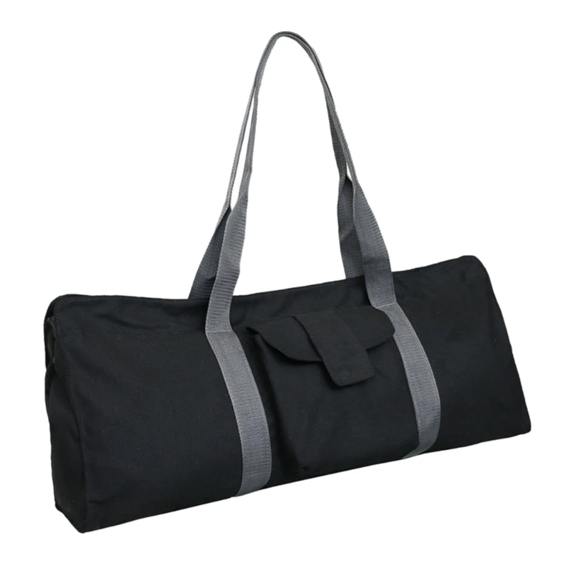 

Canvas Yoga Mat Bag Large Fitness Waterproof Bag Yoga Backpack Pilates Mat Case Single Shoulder Gym Mat Carrier