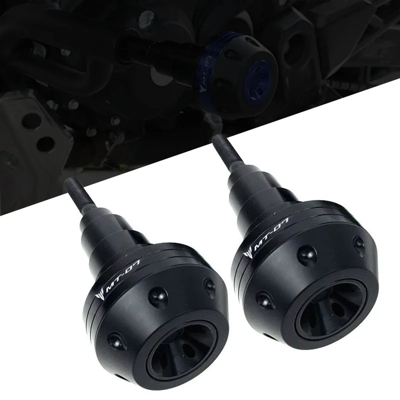 Защита каркаса мотоцикла CNC с логотипом MT-07 для Yamaha MT07 MT 07 2015-2021 2019 2020 слева и справа.