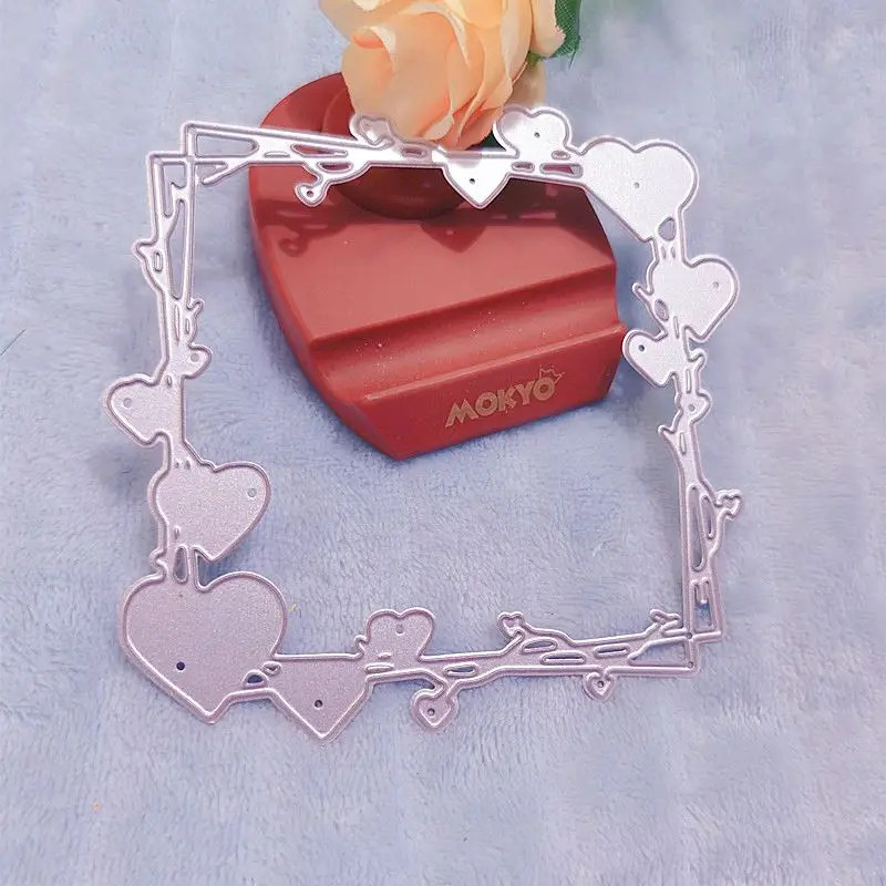 

Love, frame, Metal Cutting Dies for DIY Scrapbooking Album Paper Cards Decorative Crafts Embossing Die Cuts