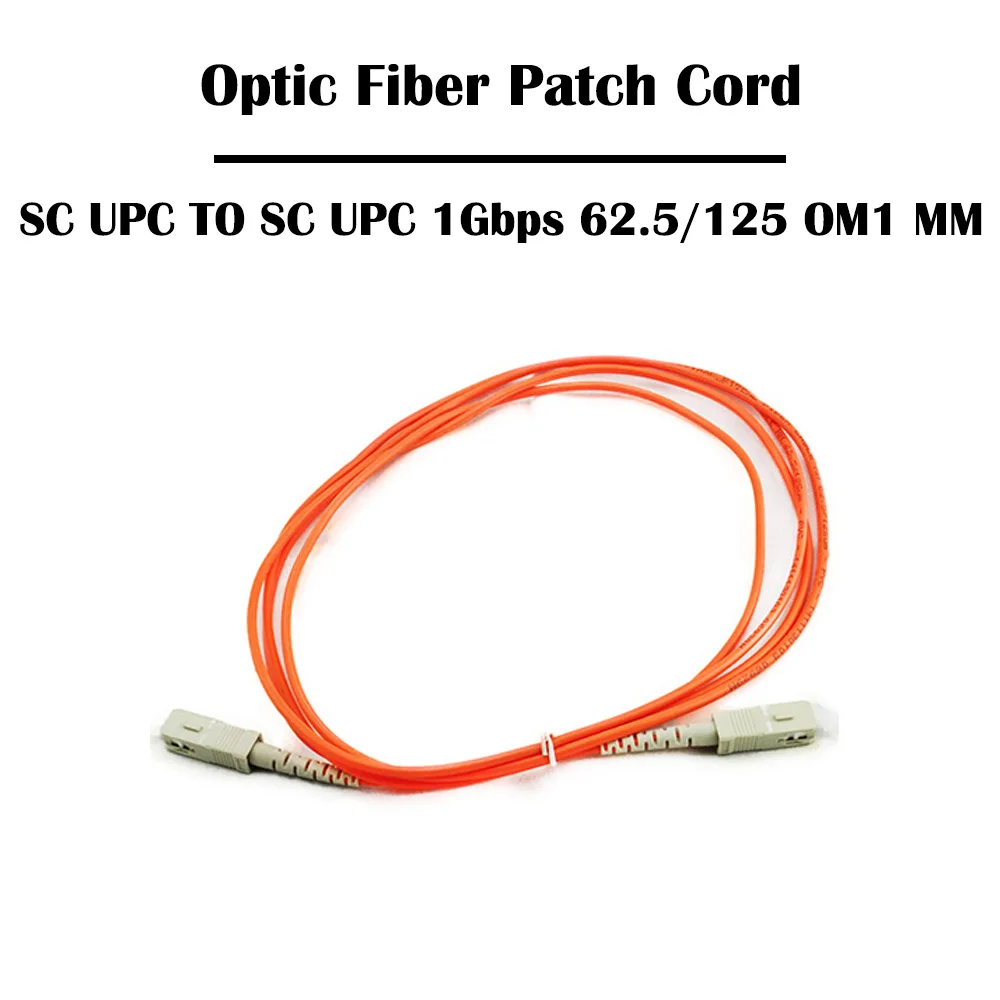 5 шт./лот 2 0 метров SC в UPC/APC SM одномодовый волоконный патч-корд 1 Гбит/с OM2/OM1
