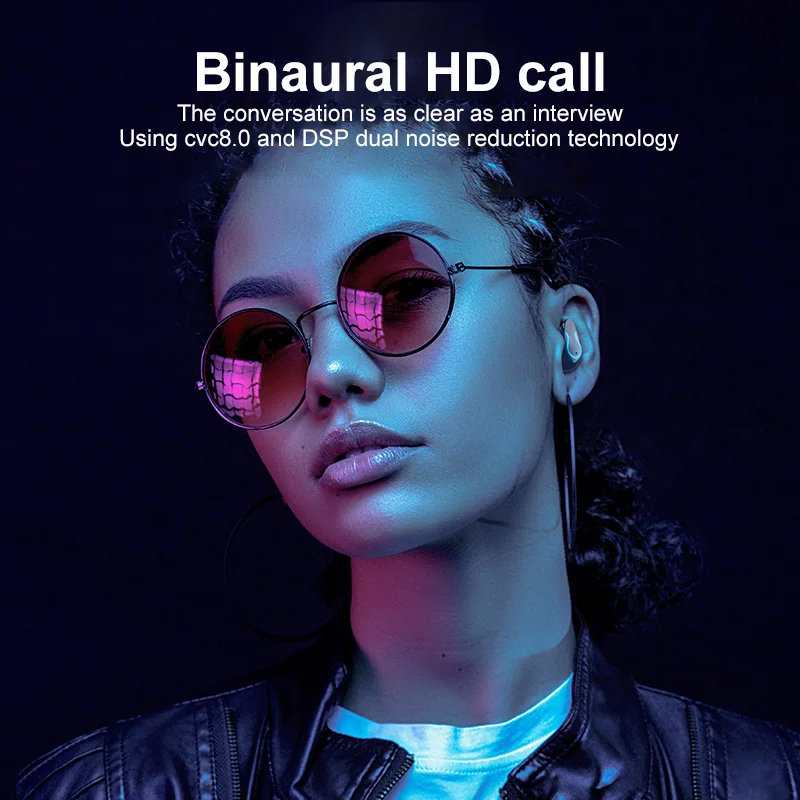 

Mini Wireless Headphones Bluetooth 5.0 Wireless Headphones 9D Stereo Sports Waterproof Earbuds Headsets With Microphone