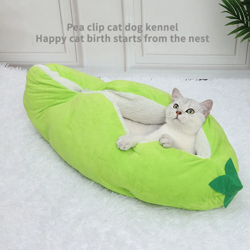 

Pea Clip Cat Nests Puppy For Small Medium Large Kitten Mat Bench Lounger Teddy Chihuahua Animals Beds Kennel Cats House Supplies