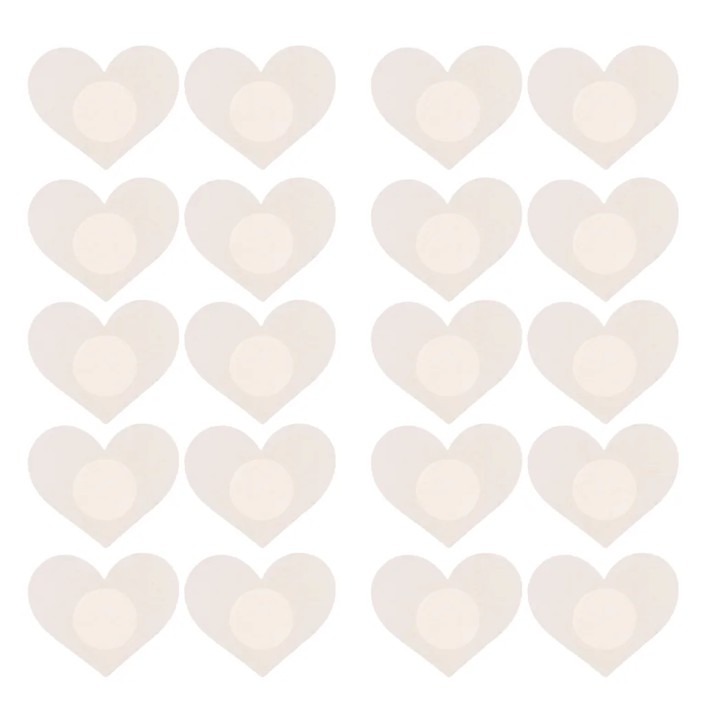 20 шт. женские сексуальные чехлы на соски одноразовые клейкие наклейки сосок