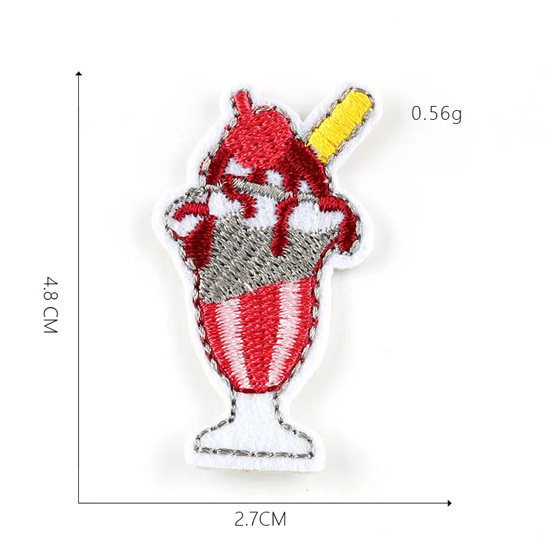 1-PCS-G-186 Cola Напиток патчи для одежды DIY полосы железа на молоке аппликации термо одежда наклейки Кокосовая вышивка значки@ G - Цвет: 1-PCS-G-186