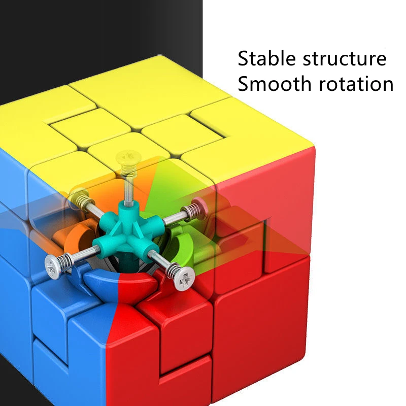 Кубик магический без наклеек 3x3x3|Головоломки| |