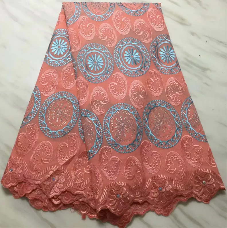 Швейцарская вуаль кружево в Швейцарии с камнем золотые нигерийские кружевные