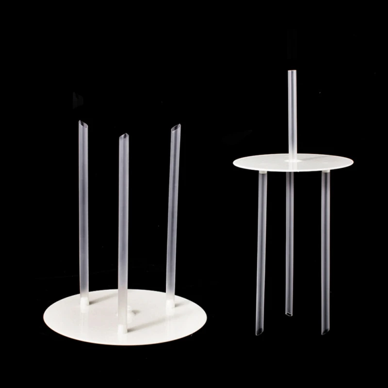 

Multi-layer New Cake Pillars With Round Spacer Unique Kitchen DIY Handmade Baking Tool Kitchen Accessories