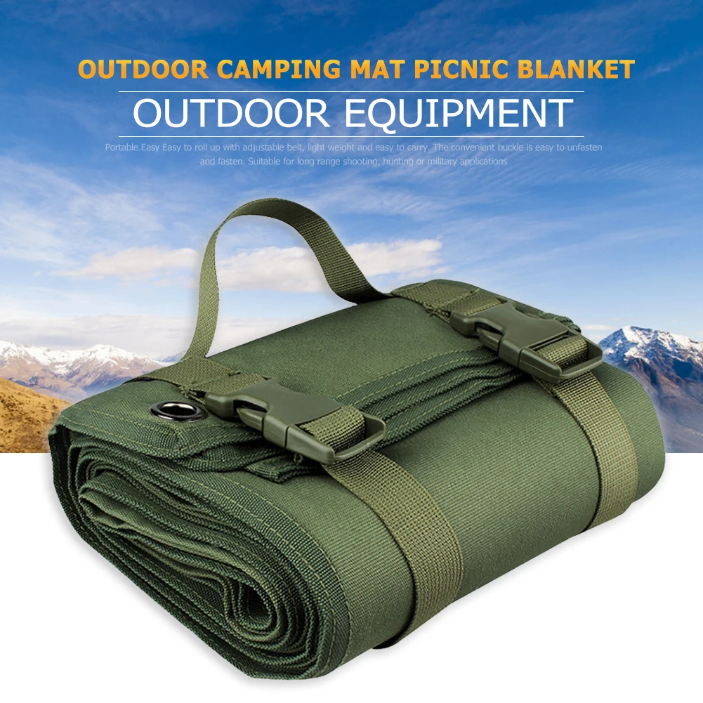 

Outdoor Camping Blanket Hunting Training EDC Shooting Mat Lightweight Roll-Up Nylon Cloth Mat for Outdoor Hunting