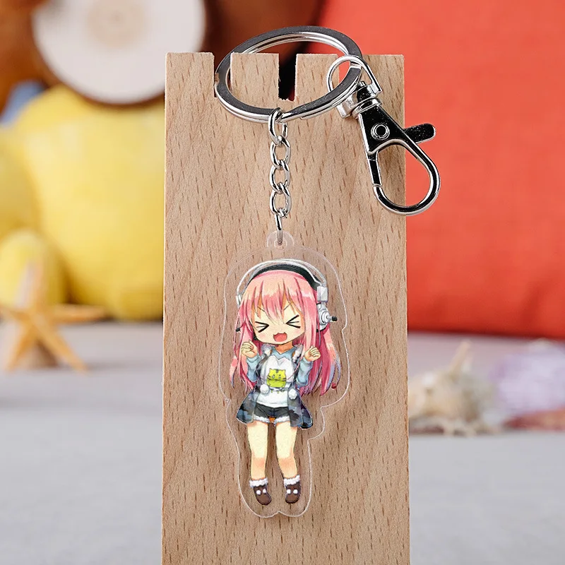 Супер Sonico Мода Аниме акриловые брелки мультяшный брелок подвеска игрушки