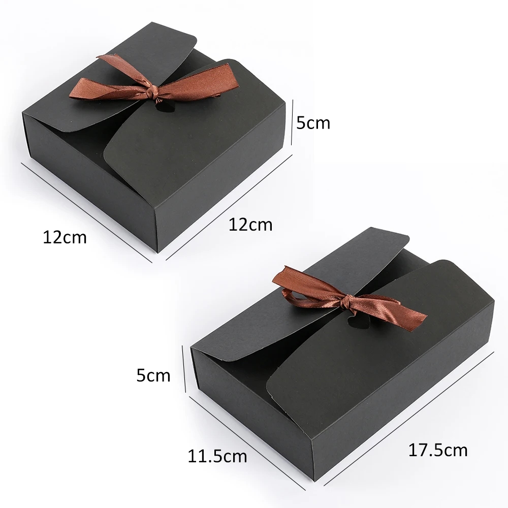 Новые крафт-коробки сделай сам с лентой коробки для свадебных сувениров детских