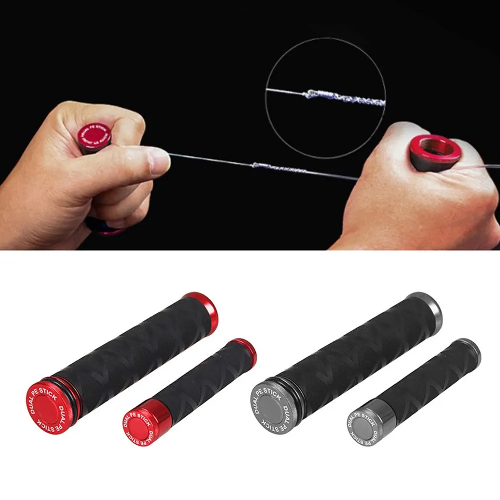 

Dual PE Sticks Braid Hooks Lures Remover FG Knot Tool Assist Fishing Knot Tying Tools Compact Unit For Easy Storage Pesca Tackle