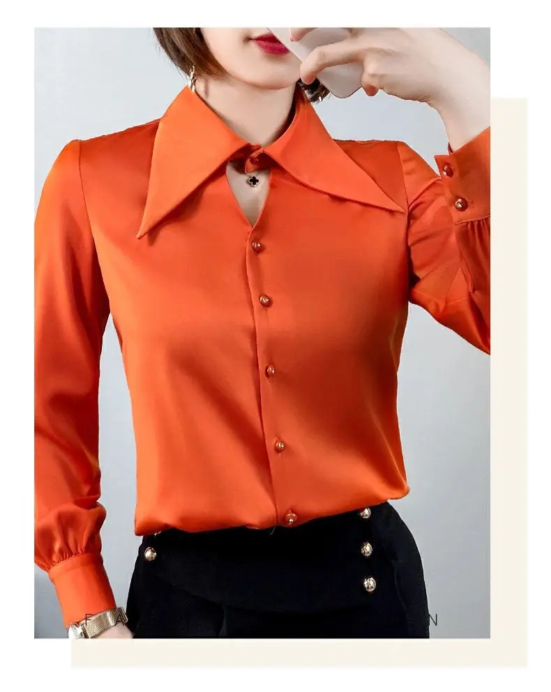 

XEJ Green Top Chiffon Blouse for Women Basic Spring 2021 Women's Clothing Long Shirt Women Korean Fashion Elegant Women's Tunic