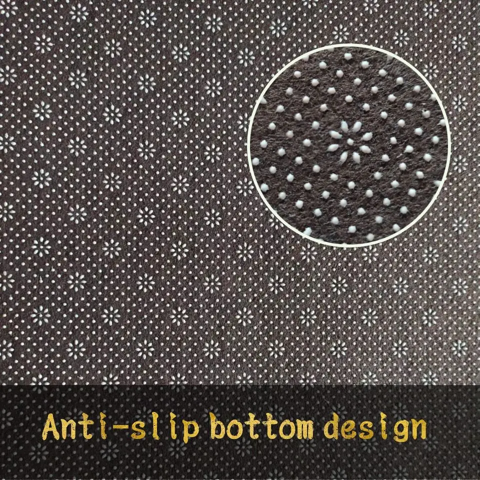 

Light Yellow Round Area Rug With White Geometric Line For Bedroom Abstract Carpet Kids Room Washable Rug Floor Mat Antislip