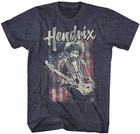 Jimi Hendrix-мужская футболка с флагом Hendrix