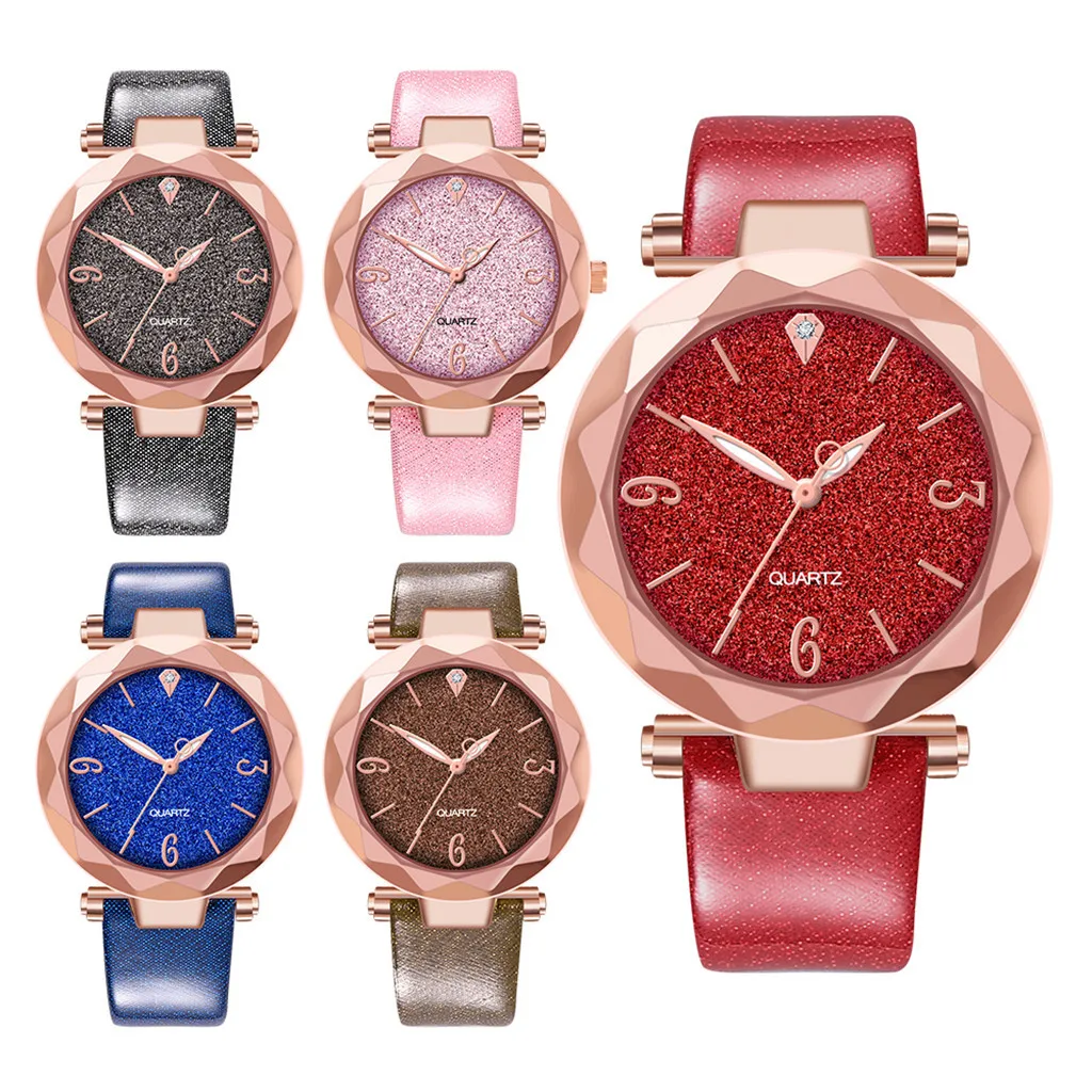 

Women's watches hot sale explosion star high-end watch quartz watch stainless steel dial casual watch relgio feminino 50*
