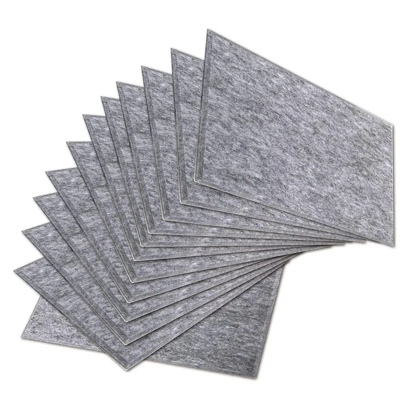 

New 12 Pcs Acoustic Panel,Soundproof Studio,Beveled Foam Fireproof Sound Insulation Wall Decoration Acoustic Treatment