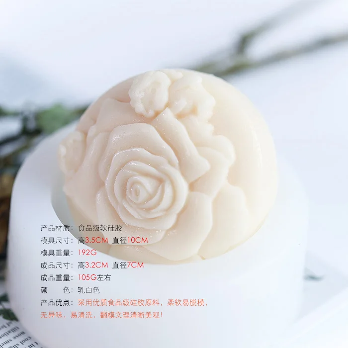 3d силиконовые формы в виде цветка розы ручной работы мыло Плесень Силиконовое