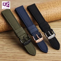 nylon watchband for i wc citizen seiko skx007 skx009 wristband 18 19 20 21 2223 24mm watch strap comfortable leather lining band